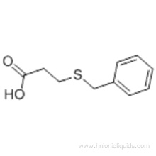 Propanoic acid,3-[(phenylmethyl)thio]- CAS 2899-66-3